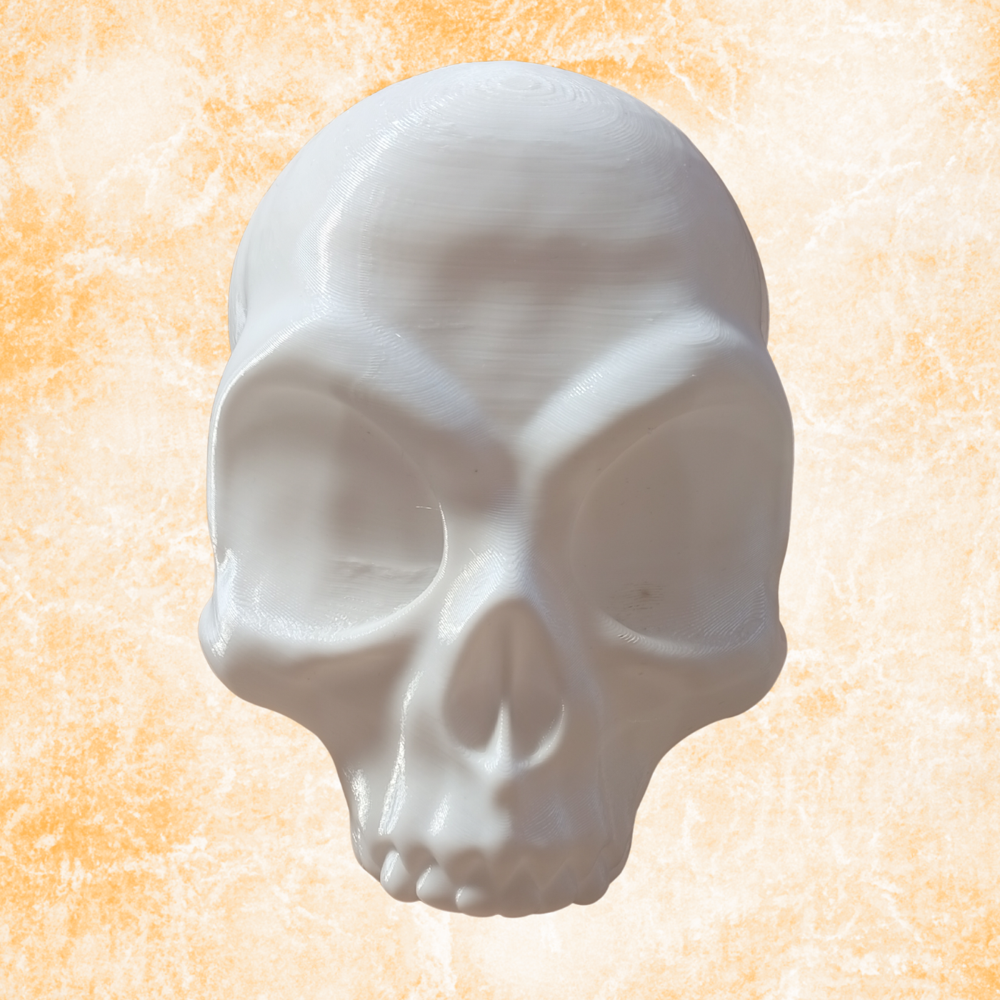 Alien Skull Sculpture – Modern Gothic Home Decor Statue, (17cm)