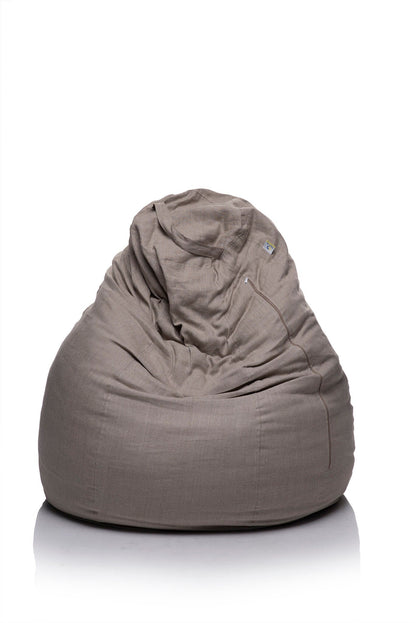 Natural Merino Wool pouf